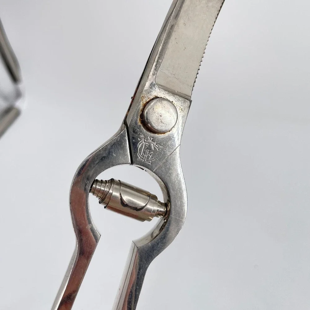 Plated Carbon Steel SL Co Solingen German Poultry Game Shears Bone Cutter SLC